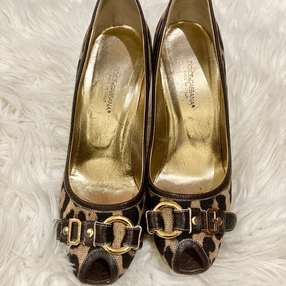 Dolce and Gababana Cheetah Print Heels Sz … - Picture 3 of 8